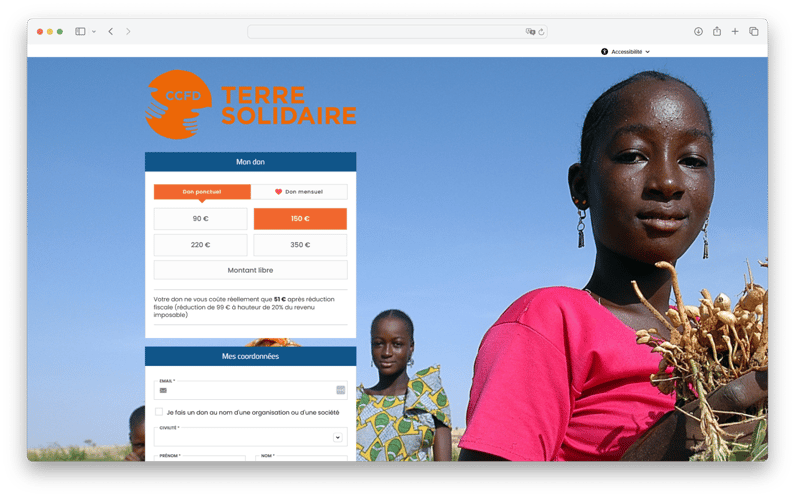 Mockup - CCFD Terre Solidaire