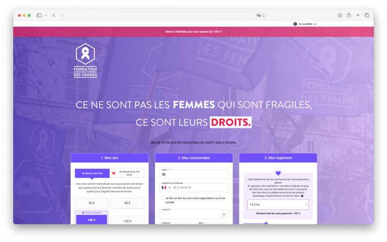 Mockup - Fondation des femmes