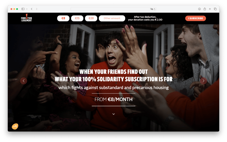 Mockup - Fondation pour le Logement des Défavorisés EN