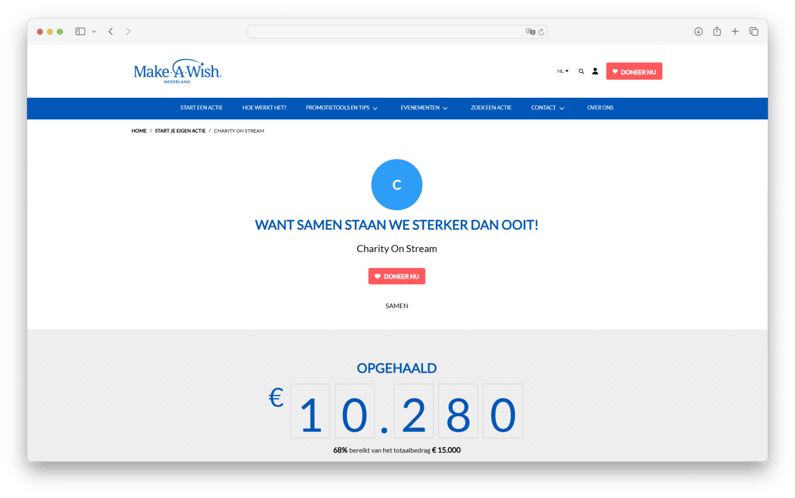 Mockup - Make a Wish NL