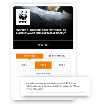 Spendenformular - WWF France